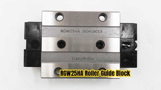 TranzBrillix RGW25HA Roller Block for RG25 Rail | Flange Long Type